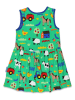 Toby Tiger Kleid in Grün