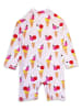 Toby Tiger Bade-Overall in Rosa
