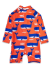 Toby Tiger Bade-Overall in Rot