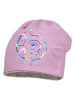 MaxiMo Dwustronna czapka beanie w kolorze szaro-jasnoróżowym