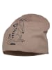 MaxiMo Czapka beanie w kolorze jasnobrązowym