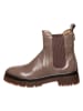 Gant Leder-Chelsea-Boots in Hellbraun