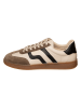 Gant Leder-Sneakers in Creme/ Braun/ Schwarz