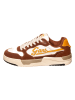 Gant Leder-Sneakers in Weiß/ Braun/ Orange