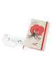 Moleskine Notizbuch "Wizard of Oz"  in Weiß/ Rot - (B)13 x (H)21 cm