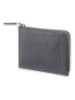 Moleskine Leder-Geldbörse in Grau - (B)12 x (H)9 x (T)1,2 cm