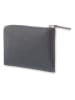 Moleskine Leder-Geldbörse in Grau - (B)12 x (H)9 x (T)1,2 cm