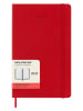 Moleskine Kalendarz dzienny "2025" w kolorze czerwonym - 13 x 21 cm