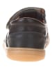 El Naturalista Leren ballerina's donkerblauw