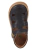 El Naturalista Leren ballerina's donkerblauw