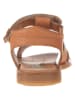 El Naturalista Leren sandalen lichtbruin