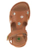 El Naturalista Leder-Sandalen in Hellbraun