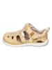 El Naturalista Leren enkelsandalen geel