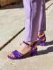 Bellucci Haksandalen paars