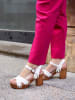 Bellucci Haksandalen wit