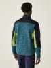 Regatta Fleecejacke "Coladane VI" in Schwarz/ Grün/ Blau