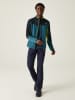 Regatta Fleecejacke "Coladane VI" in Schwarz/ Grün/ Blau