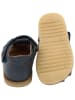 POM POM Leren enkelsandalen donkerblauw