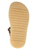 POM POM Leder-Halbsandalen in Gold