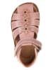 POM POM Leder-Halbsandalen in Rosa