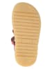 POM POM Leder-Halbsandalen in Pink