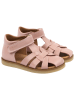 POM POM Leder-Halbsandalen in Rosa