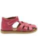 POM POM Leder-Halbsandalen in Pink