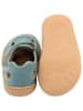 POM POM Leder-Barfußschuhe in Blau