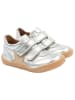POM POM Leren barefootschoenen zilverkleurig