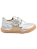 POM POM Leder-Barfußschuhe in Silber