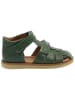 POM POM Leren enkelsandalen groen