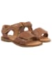 POM POM Leren sandalen lichtbruin