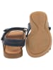 POM POM Sandalen donkerblauw