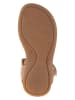 POM POM Leder-Sandalen in Gold