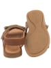 POM POM Leren sandalen lichtbruin
