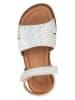 POM POM Leren sandalen wit