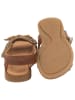 POM POM Leren sandalen lichtbruin