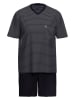 Ammann Pyjama antraciet/zwart