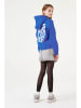 Garcia Hoodie in Blau/ Weiß