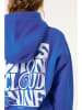 Garcia Hoodie in Blau/ Weiß