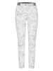 Toni Jeggings "Jenny" in Weiß/ Khaki