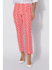 Rosner Chinobroek rood/wit