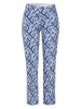 Rosner Chino in Blau/ Weiß