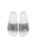U.S. Polo Assn. Slippers wit/zilver/zilverkleurig