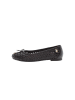 U.S. Polo Assn. Leder-Ballerinas in Schwarz