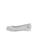 U.S. Polo Assn. Leder-Ballerinas in Silber