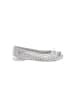 U.S. Polo Assn. Leder-Ballerinas in Silber