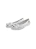 U.S. Polo Assn. Leder-Ballerinas in Silber