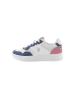 U.S. Polo Assn. Sneakers wit/donkerblauw/lichtroze