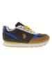 U.S. Polo Sneakers in Braun/ Gelb